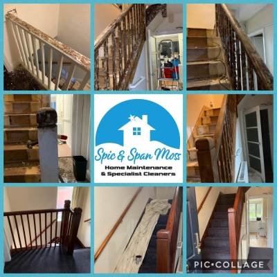 Cleaning and property maintenance project completed by Spic and Span Moss in Macclesfield